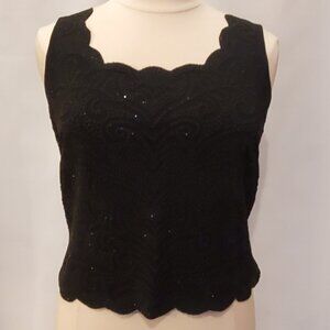 JBS Black Beaded Top XL